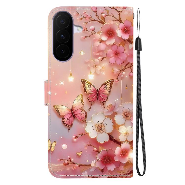 For Galaxy A27 5G Crystal Texture Colored Drawing Leather Phone Case