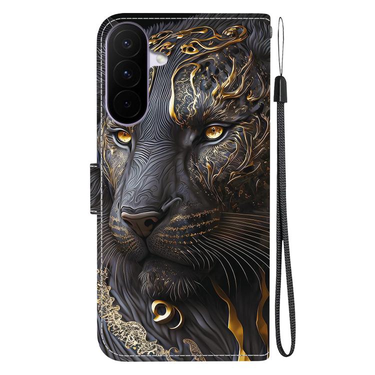 For Galaxy A27 5G Crystal Texture Colored Drawing Leather Phone Case