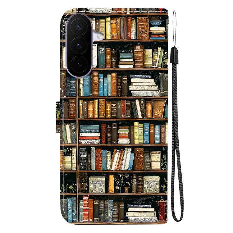 For Galaxy A27 5G Crystal Texture Colored Drawing Leather Phone Case
