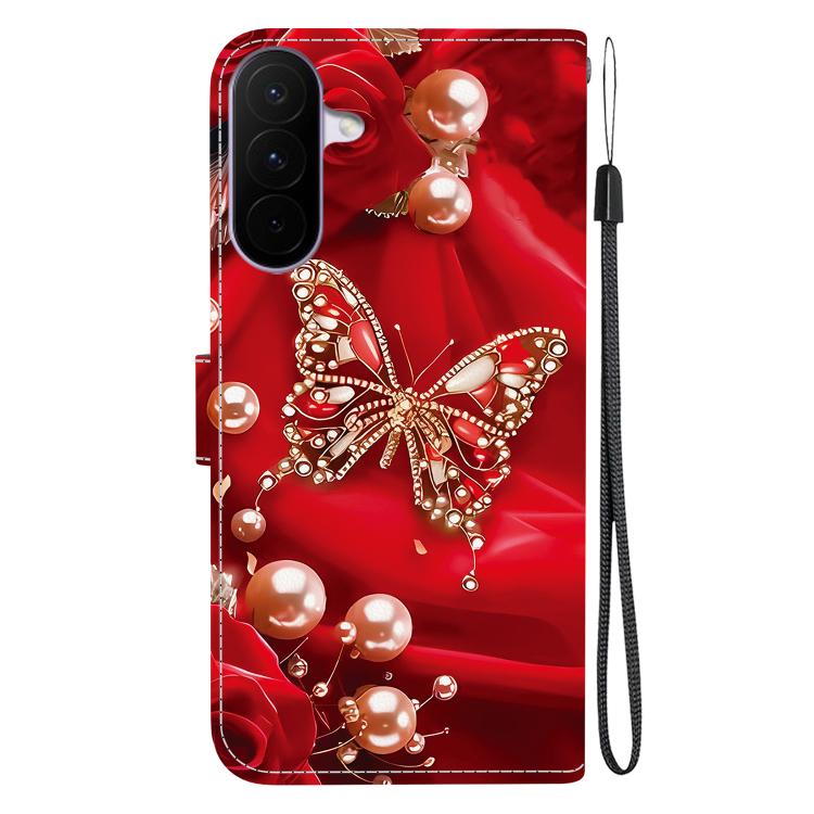 For Galaxy A27 5G Crystal Texture Colored Drawing Leather Phone Case