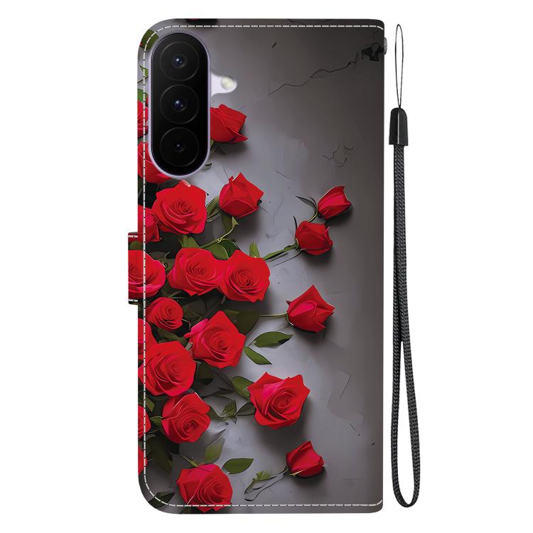 For Galaxy A27 5G Crystal Texture Colored Drawing Leather Phone Case