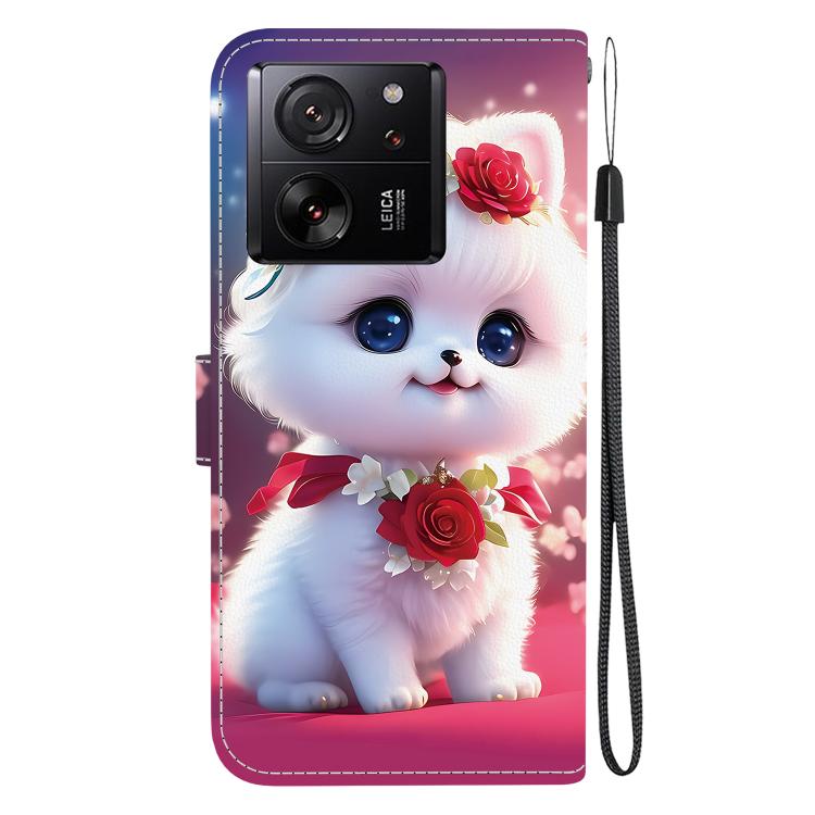 For Xiaomi 13T / 13T Pro / Redmi K60 Ultra Crystal Texture Colored Drawing Leather Phone Case