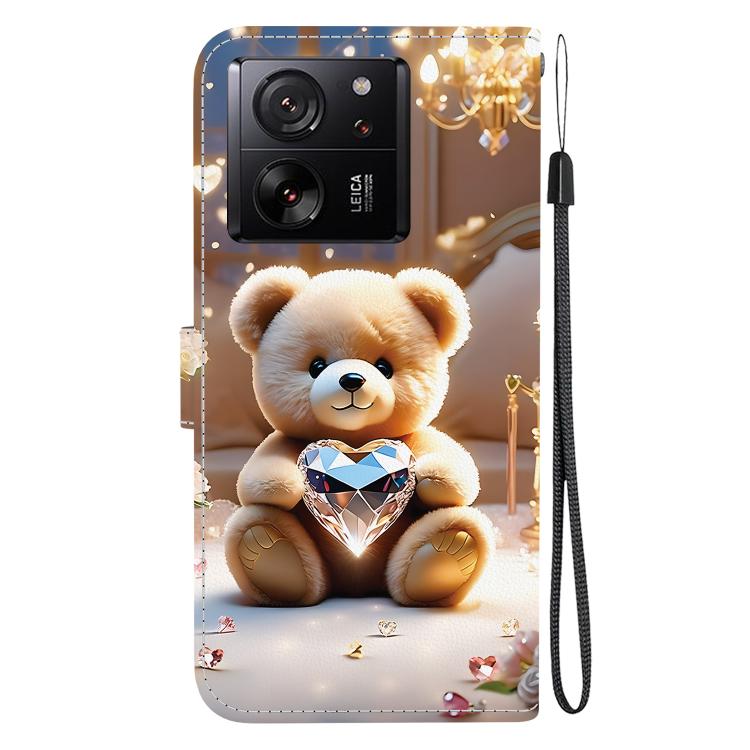 For Xiaomi 13T / 13T Pro / Redmi K60 Ultra Crystal Texture Colored Drawing Leather Phone Case