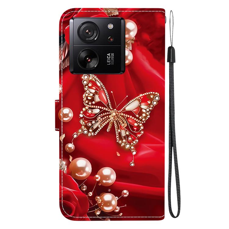 For Xiaomi 13T / 13T Pro / Redmi K60 Ultra Crystal Texture Colored Drawing Leather Phone Case