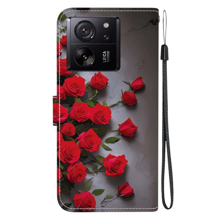 For Xiaomi 13T / 13T Pro / Redmi K60 Ultra Crystal Texture Colored Drawing Leather Phone Case