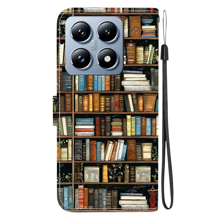 For Xiaomi 14T Pro Crystal Texture Colored Drawing Leather Phone Case