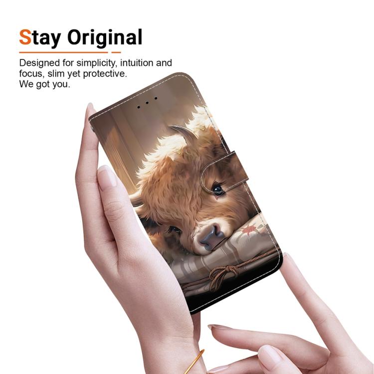 For Xiaomi 15 Crystal Texture Colored Drawing Leather Phone Case