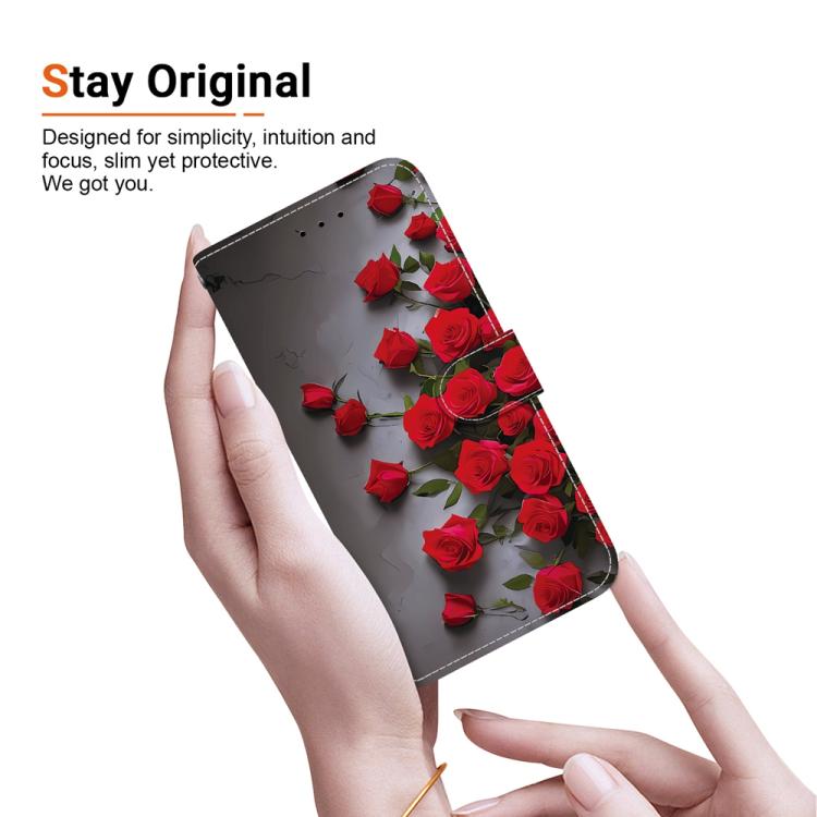 For Xiaomi 15 Crystal Texture Colored Drawing Leather Phone Case