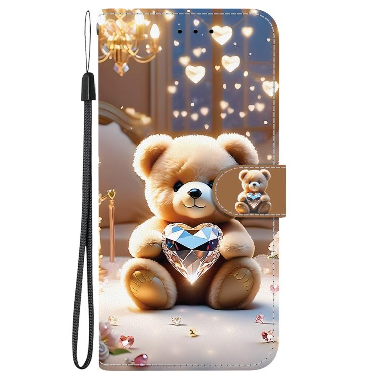 For Xiaomi 17 Ultra Crystal Texture Colored Drawing Leather Phone Case