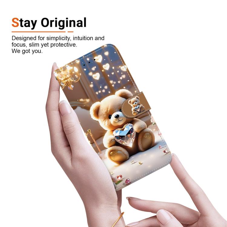 For Xiaomi 17 Ultra Crystal Texture Colored Drawing Leather Phone Case
