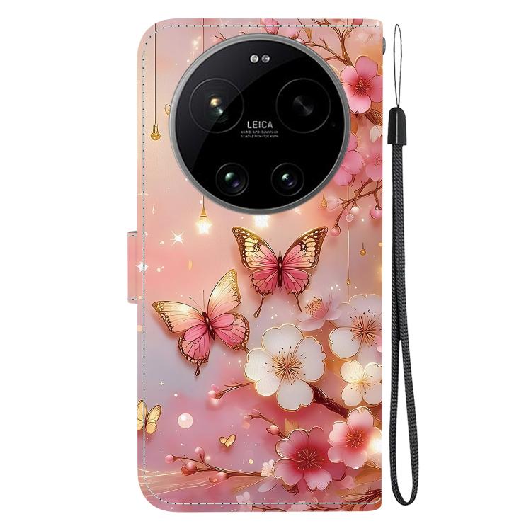 For Xiaomi 17 Ultra Crystal Texture Colored Drawing Leather Phone Case
