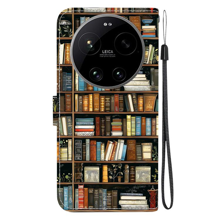 For Xiaomi 17 Ultra Crystal Texture Colored Drawing Leather Phone Case