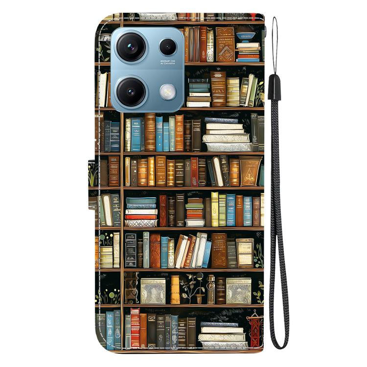 For Redmi Note 14S 4G Crystal Texture Colored Drawing Leather Phone Case