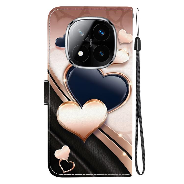 For Redmi Note 14 Pro 5G / Note 14 Pro+ 5G Crystal Texture Colored Drawing Leather Phone Case