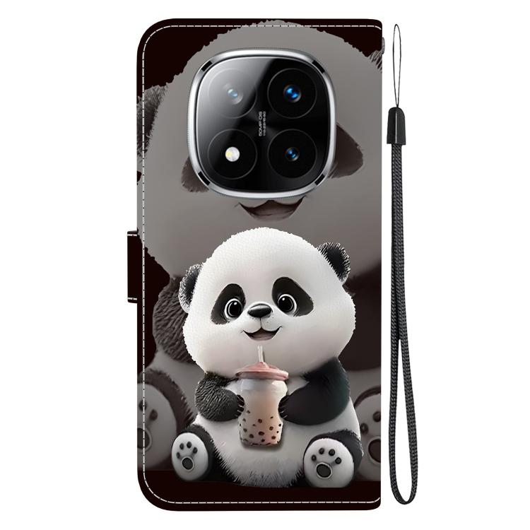 For Redmi Note 14 Pro 5G / Note 14 Pro+ 5G Crystal Texture Colored Drawing Leather Phone Case