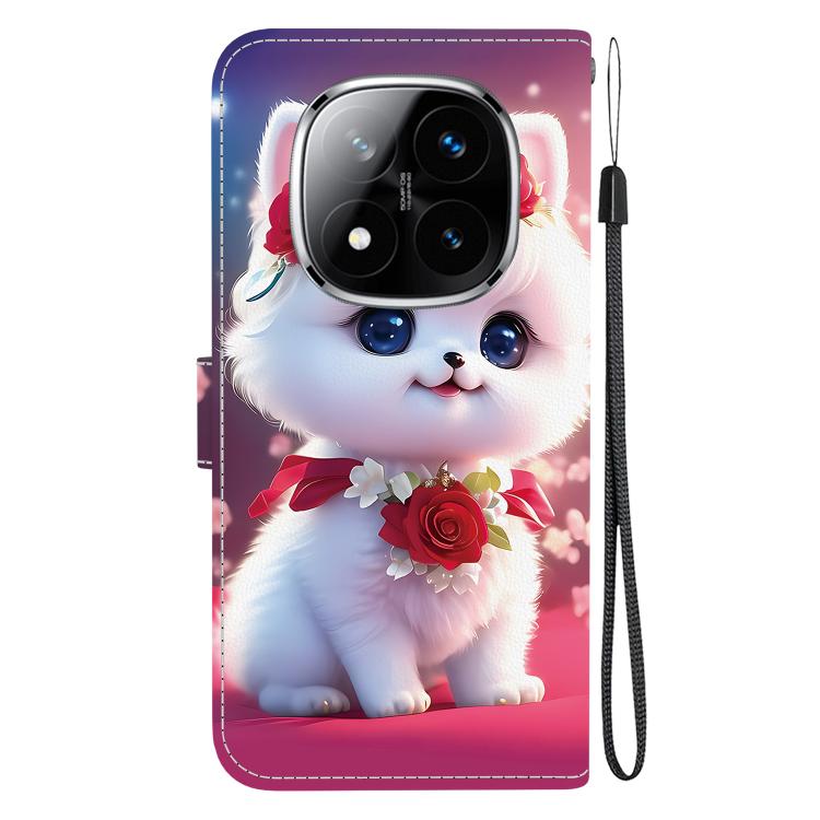 For Redmi Note 14 Pro 5G / Note 14 Pro+ 5G Crystal Texture Colored Drawing Leather Phone Case