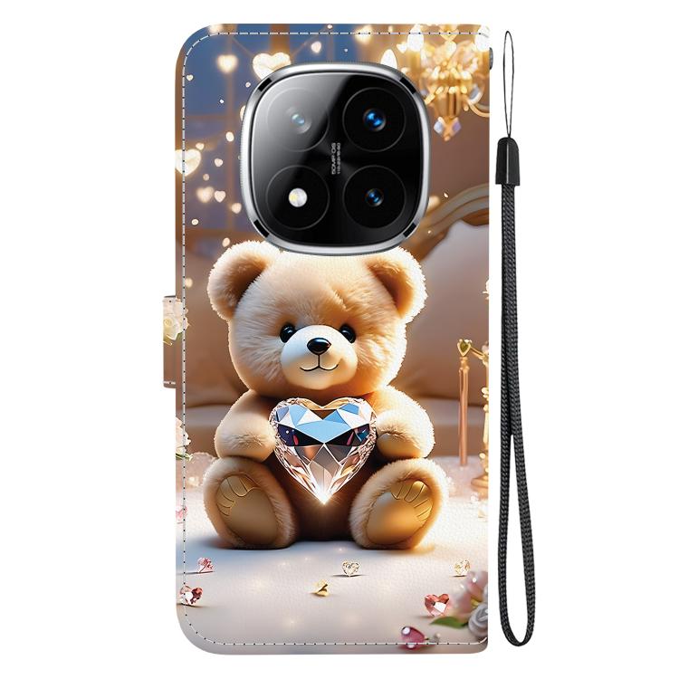 For Redmi Note 14 Pro 5G / Note 14 Pro+ 5G Crystal Texture Colored Drawing Leather Phone Case