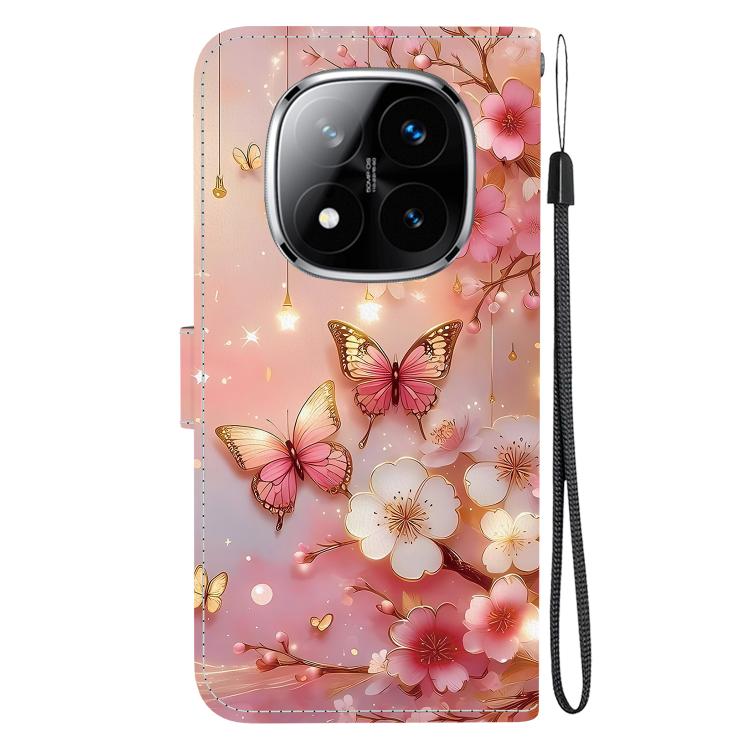 For Redmi Note 14 Pro 5G / Note 14 Pro+ 5G Crystal Texture Colored Drawing Leather Phone Case