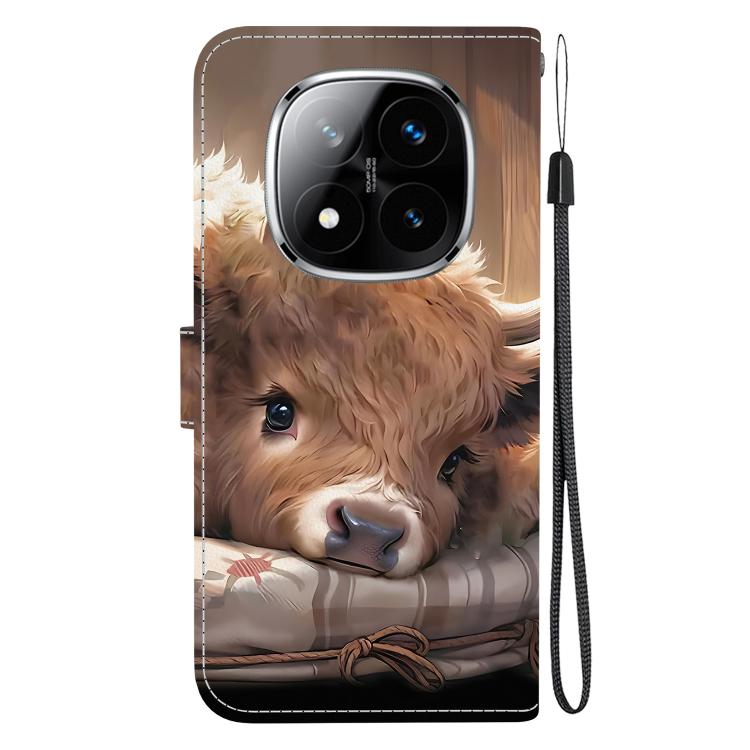 For Redmi Note 14 Pro 5G / Note 14 Pro+ 5G Crystal Texture Colored Drawing Leather Phone Case