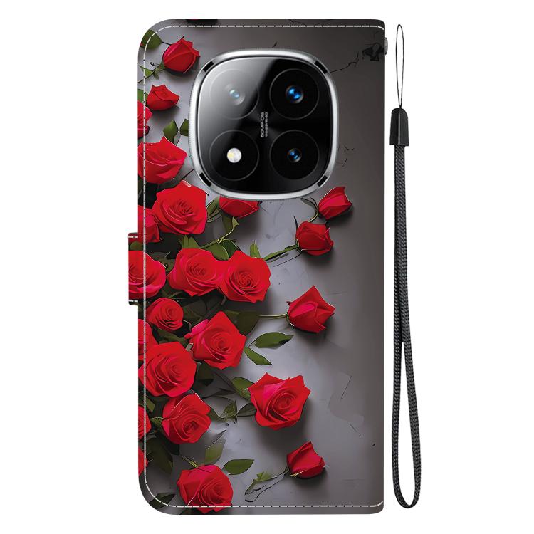 For Redmi Note 14 Pro 5G / Note 14 Pro+ 5G Crystal Texture Colored Drawing Leather Phone Case