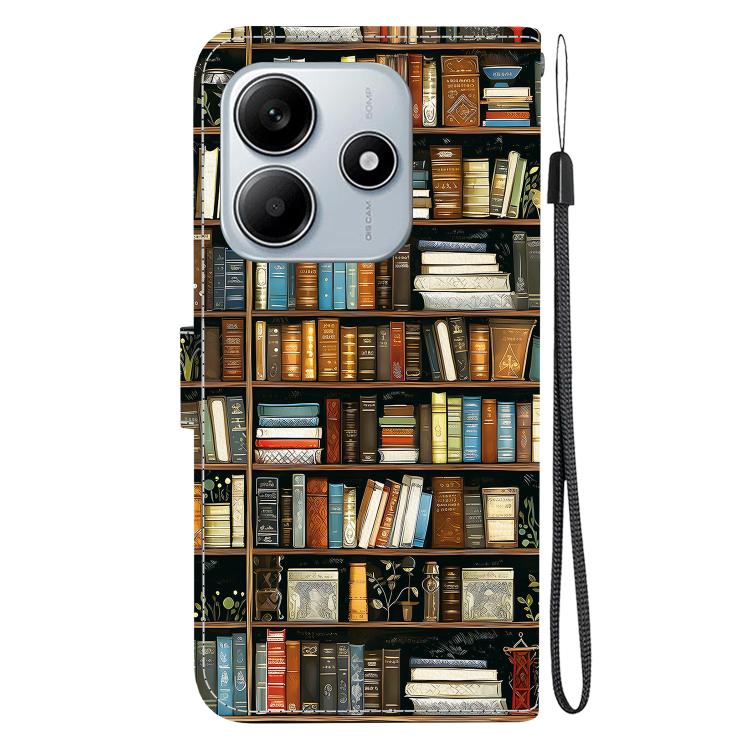 For Redmi Note 14 5G Crystal Texture Colored Drawing Leather Phone Case