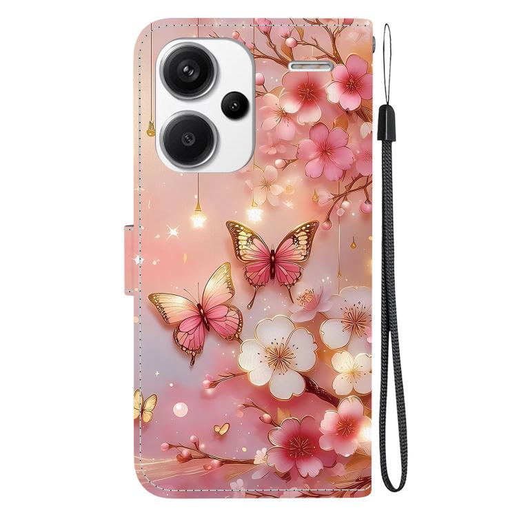 For Redmi Note 13 Pro+ 5G Crystal Texture Colored Drawing Leather Phone Case