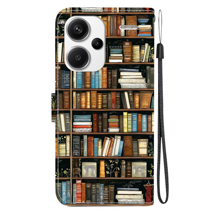 For Redmi Note 13 Pro+ 5G Crystal Texture Colored Drawing Leather Phone Case