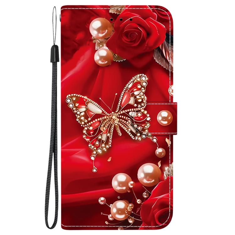 For Redmi Note 13 Pro / Xiaomi Poco M6 Pro 4G Crystal Texture Colored Drawing Leather Phone Case
