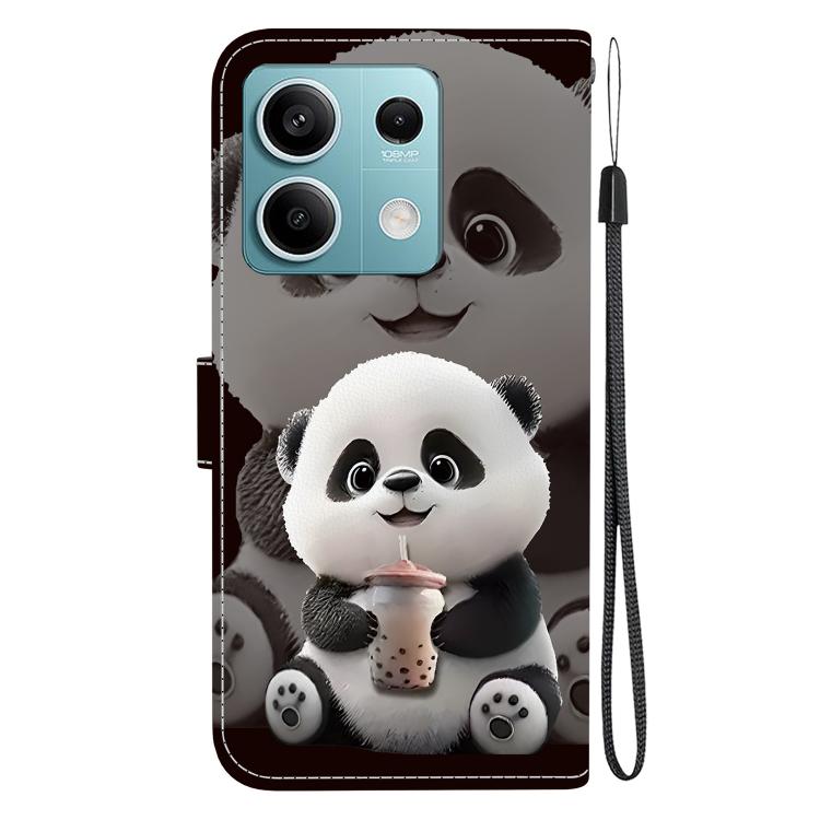 For Redmi Note 13 5G Crystal Texture Colored Drawing Leather Phone Case