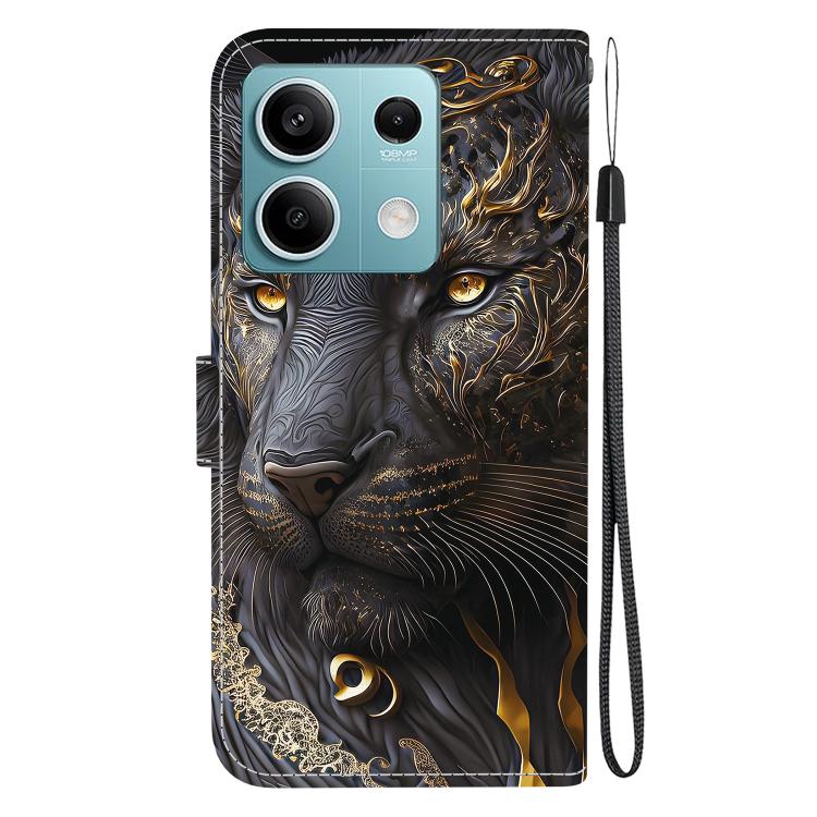 For Redmi Note 13 5G Crystal Texture Colored Drawing Leather Phone Case
