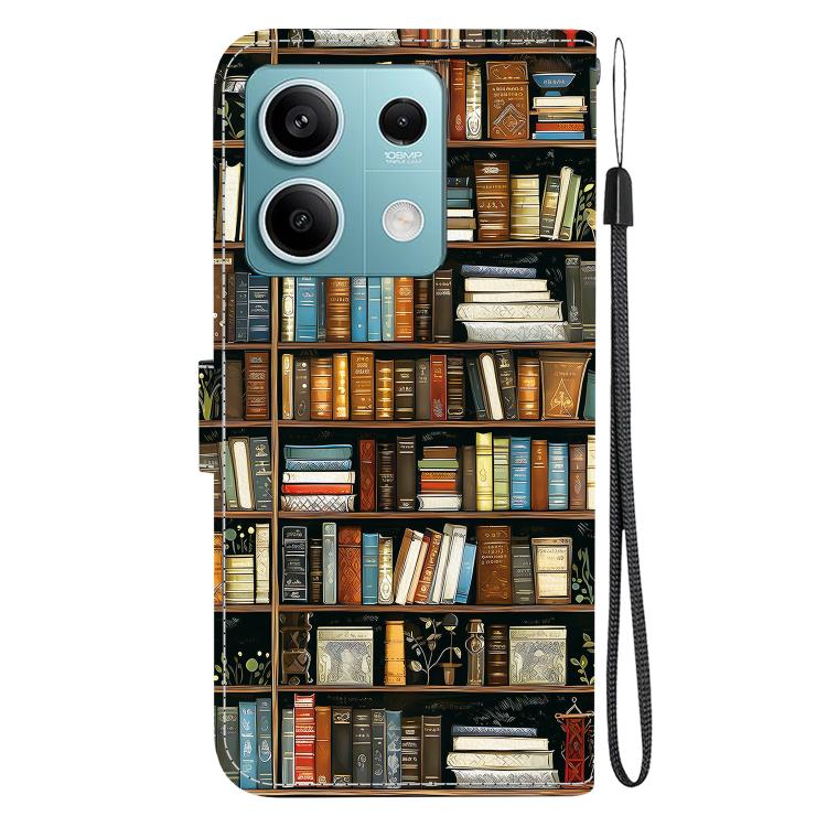 For Redmi Note 13 5G Crystal Texture Colored Drawing Leather Phone Case