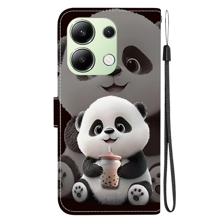 For Redmi Note 13 4G Crystal Texture Colored Drawing Leather Phone Case