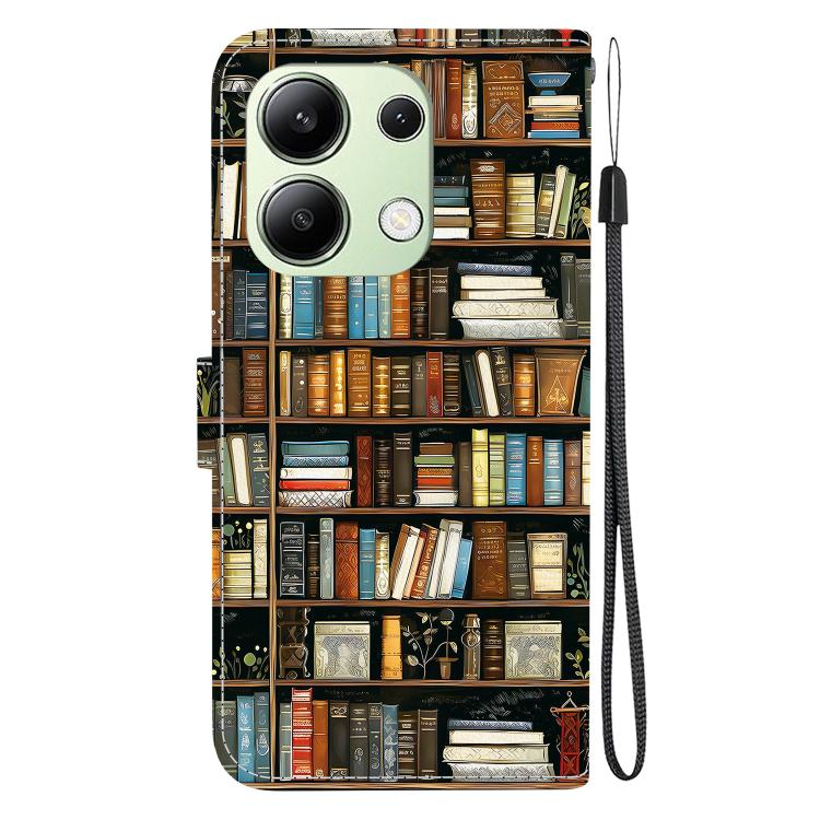 For Redmi Note 13 4G Crystal Texture Colored Drawing Leather Phone Case