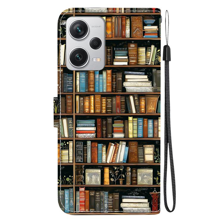 For Redmi Note 12 Pro+ Global Crystal Texture Colored Drawing Leather Phone Case