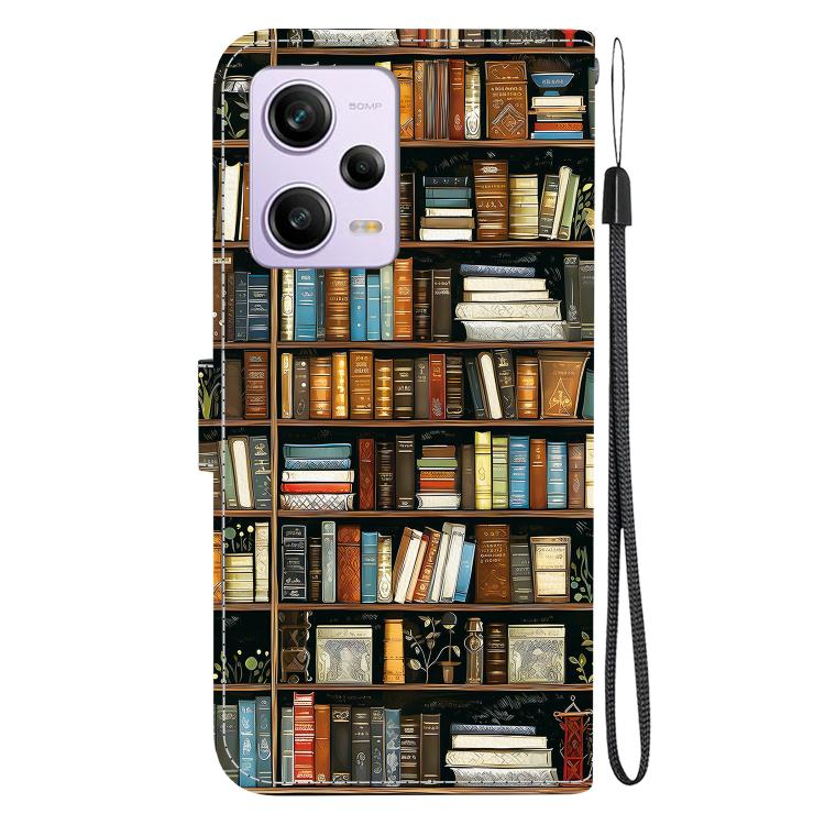 For Redmi Note 12 Pro 5G Global / Speed Crystal Texture Colored Drawing Leather Phone Case