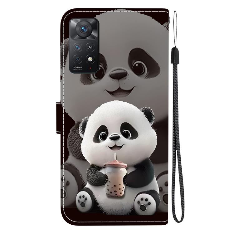 For Redmi Note 12 Pro 4G / Note 11 Pro 4G / 5G Crystal Texture Colored Drawing Leather Phone Case