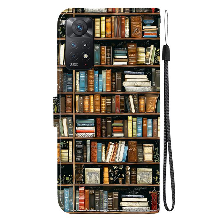 For Redmi Note 12 Pro 4G / Note 11 Pro 4G / 5G Crystal Texture Colored Drawing Leather Phone Case