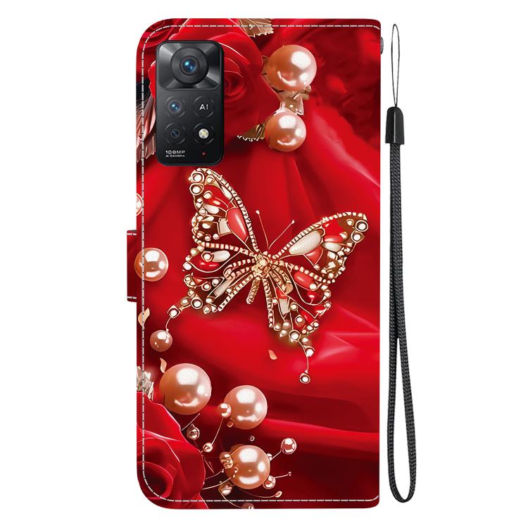For Redmi Note 12 Pro 4G / Note 11 Pro 4G / 5G Crystal Texture Colored Drawing Leather Phone Case