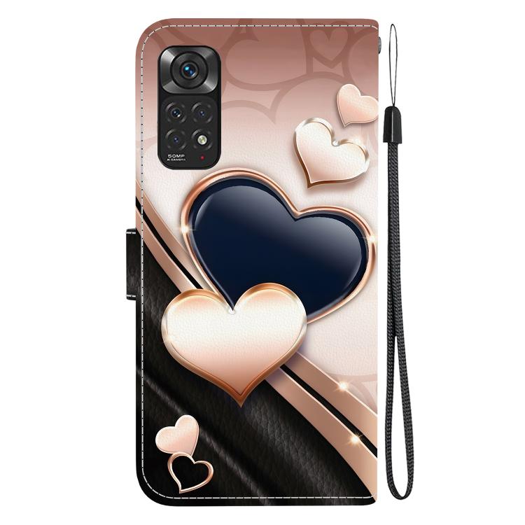 For Redmi Note 11 Global / Note 11S Crystal Texture Colored Drawing Leather Phone Case