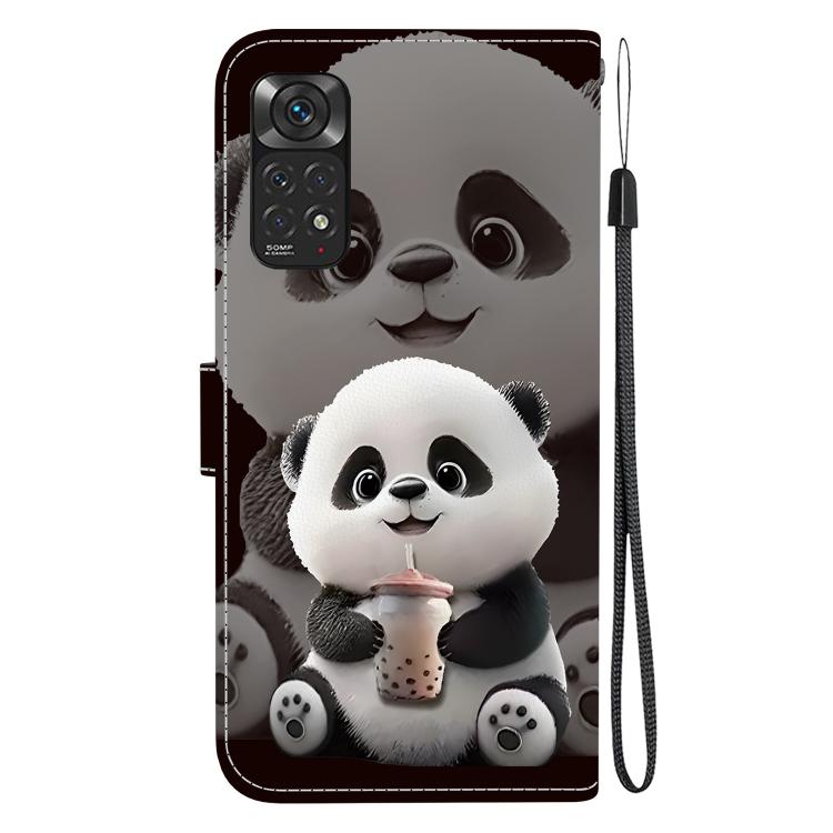 For Redmi Note 11 Global / Note 11S Crystal Texture Colored Drawing Leather Phone Case