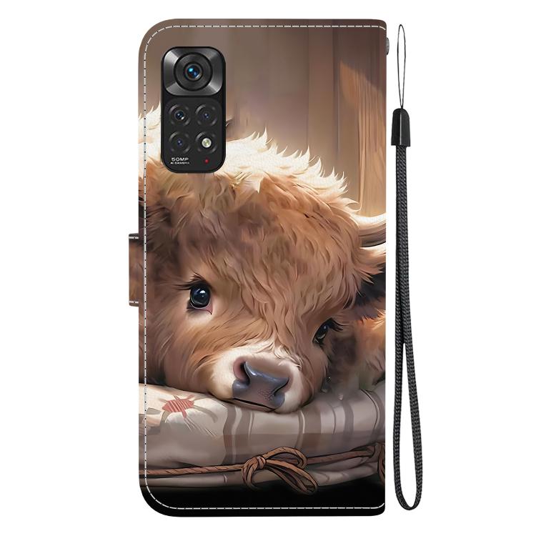 For Redmi Note 11 Global / Note 11S Crystal Texture Colored Drawing Leather Phone Case