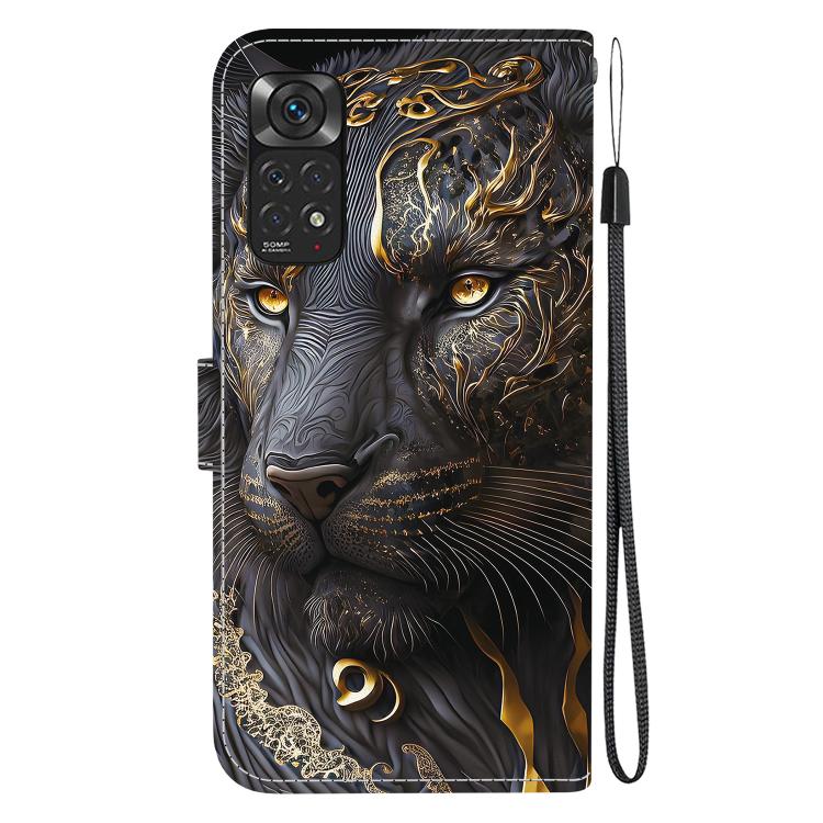 For Redmi Note 11 Global / Note 11S Crystal Texture Colored Drawing Leather Phone Case
