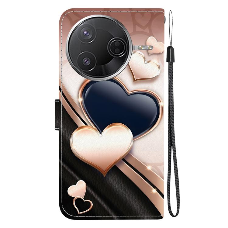 For Redmi K80 / K80 Pro / Xiaomi Poco F7 Pro Crystal Texture Colored Drawing Leather Phone Case