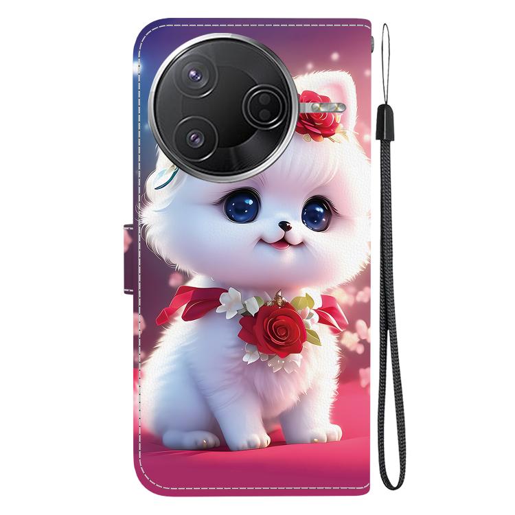 For Redmi K80 / K80 Pro / Xiaomi Poco F7 Pro Crystal Texture Colored Drawing Leather Phone Case