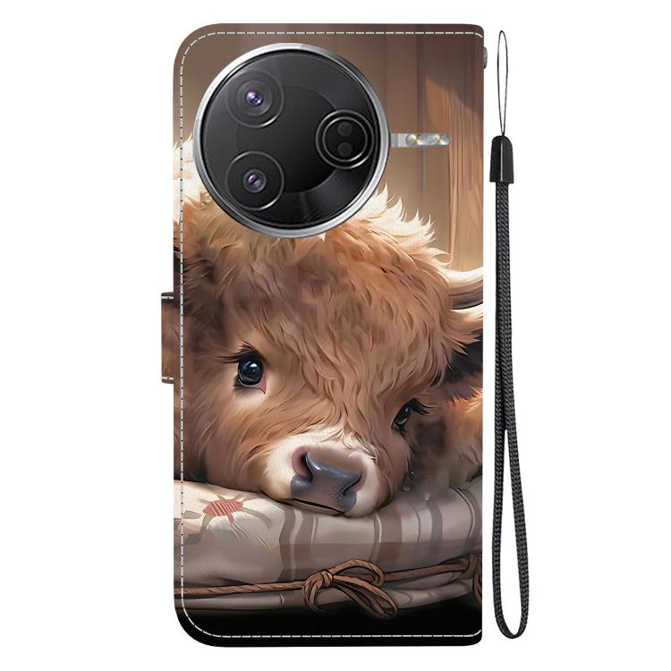 For Redmi K80 / K80 Pro / Xiaomi Poco F7 Pro Crystal Texture Colored Drawing Leather Phone Case
