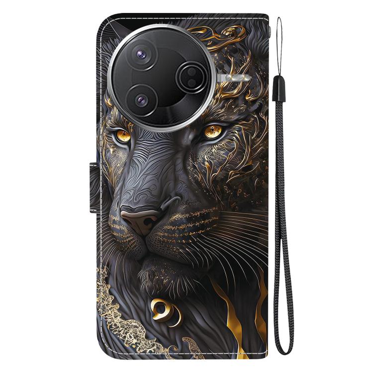 For Redmi K80 / K80 Pro / Xiaomi Poco F7 Pro Crystal Texture Colored Drawing Leather Phone Case
