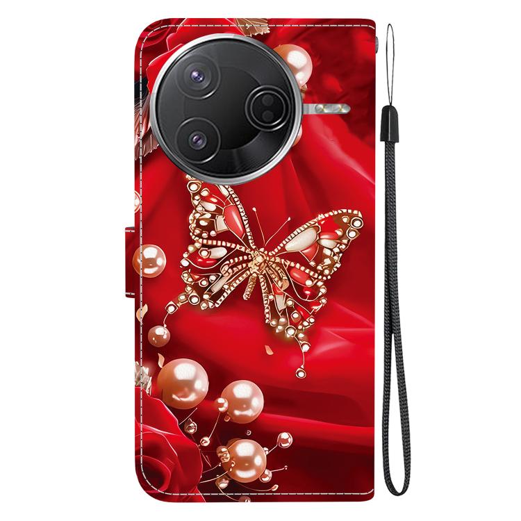 For Redmi K80 / K80 Pro / Xiaomi Poco F7 Pro Crystal Texture Colored Drawing Leather Phone Case