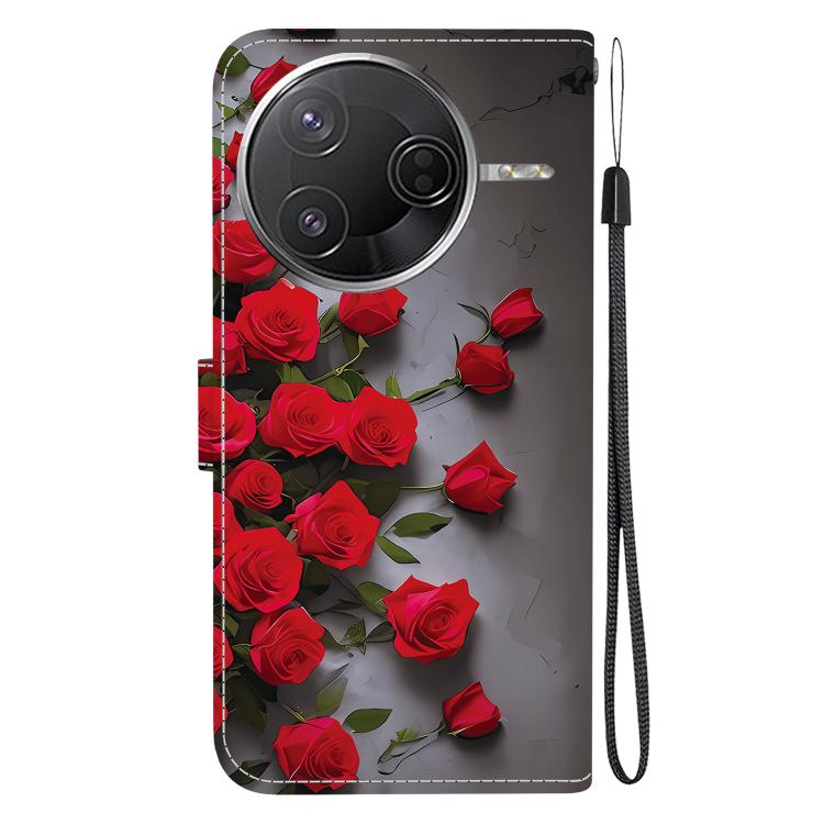 For Redmi K80 / K80 Pro / Xiaomi Poco F7 Pro Crystal Texture Colored Drawing Leather Phone Case