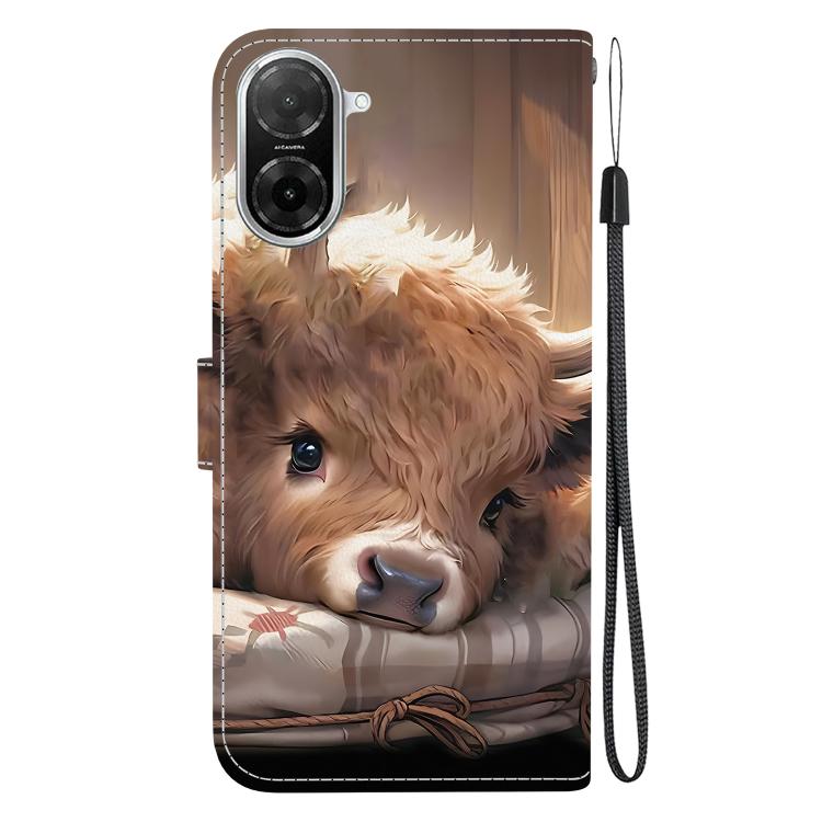 For Redmi A5 4G 171.7mm Crystal Texture Colored Drawing Leather Phone Case