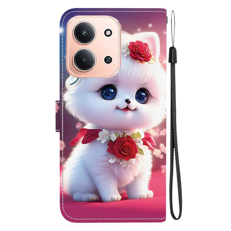 For Redmi 15C 5G / 4G EU 173mm / Poco C85 5G Crystal Texture Colored Drawing Leather Phone Case
